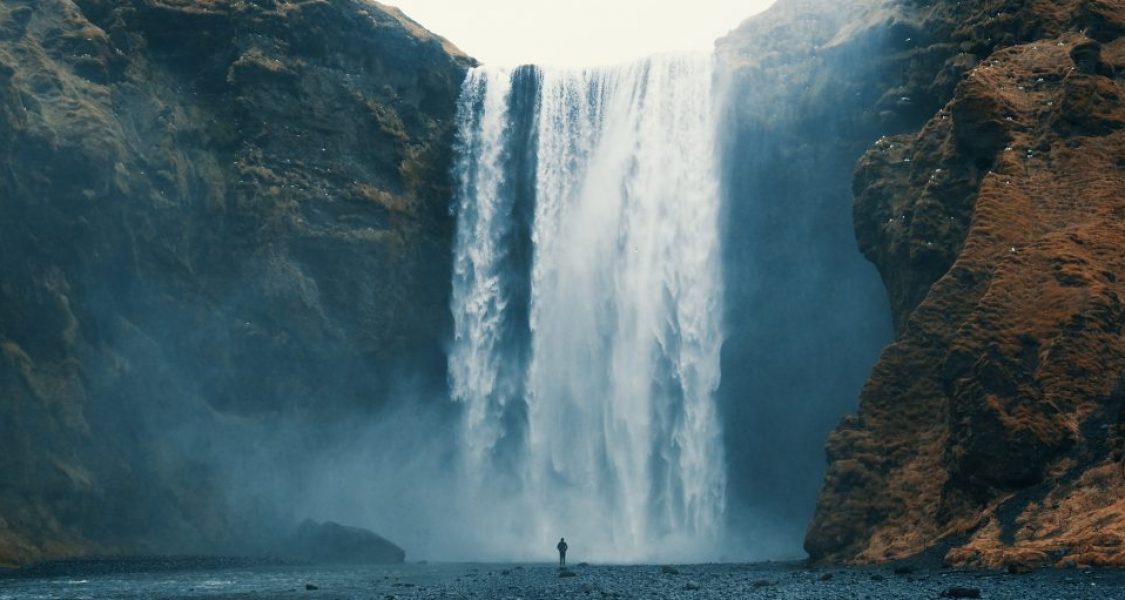 skogafoss waterfall in south iceland featured in game of thrones