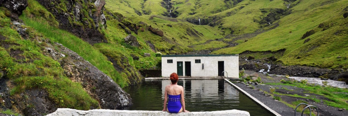 Geothermal,Swimming,Pool,Seljavallalaug,In,Southern,Region,,Iceland